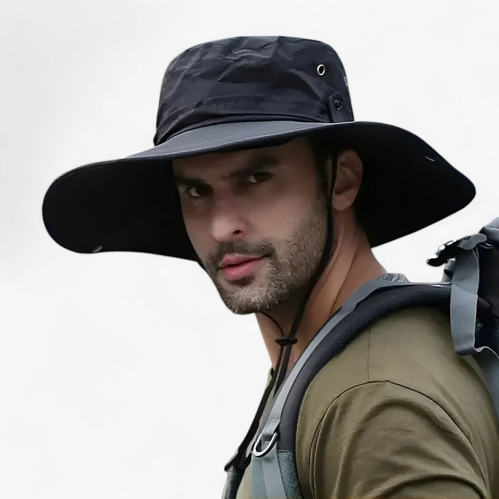UV Protection Outdoor Hat for Hiking, Camping, Fishing - Breathable, Lightweight