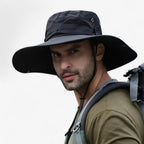 UV Protection Outdoor Hat for Hiking, Camping, Fishing - Breathable, Lightweight