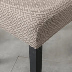 Elastic Jacquard Chair Cover - Thick Padded, Washable, 50x60x15cm, view 3