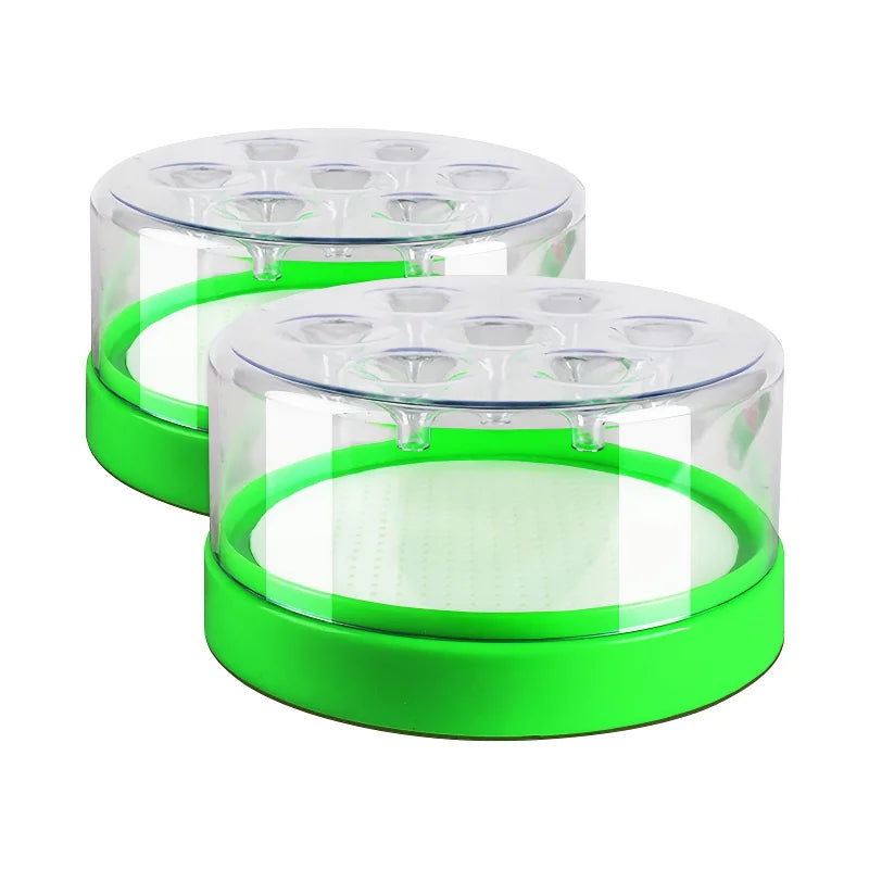 Reusable Fly Trap for Garden and Kitchen - 7 Entrances, Plastic & Metal Mesh, view 4