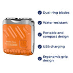 Rotary Electric Shaver for Men - Dual-Ring Blades, Water-Resistant, view 5