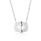Dainty Belt Buckle Letter Initial Necklace for Women - Cowgirl Western Style, view 23