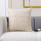 Maze Pattern Cushion Cover - Chenille Woven Fabric, 18" or 20", view 12