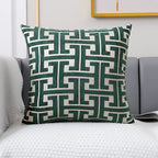 Maze Pattern Cushion Cover - Chenille Woven Fabric, 18" or 20", view 6