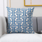 Maze Pattern Cushion Cover - Chenille Woven Fabric, 18" or 20", view 9