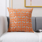 Maze Pattern Cushion Cover - Chenille Woven Fabric, 18" or 20", view 10