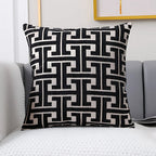 Maze Pattern Cushion Cover - Chenille Woven Fabric, 18" or 20", view 11