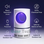 Electric UV Fly Catcher Mosquito Lamp for Indoor and Outdoor - 365nm UV Light, view 3