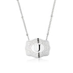 Dainty Belt Buckle Letter Initial Necklace for Women - Cowgirl Western Style, view 24