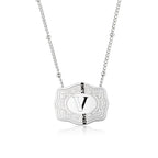 Dainty Belt Buckle Letter Initial Necklace for Women - Cowgirl Western Style, view 25