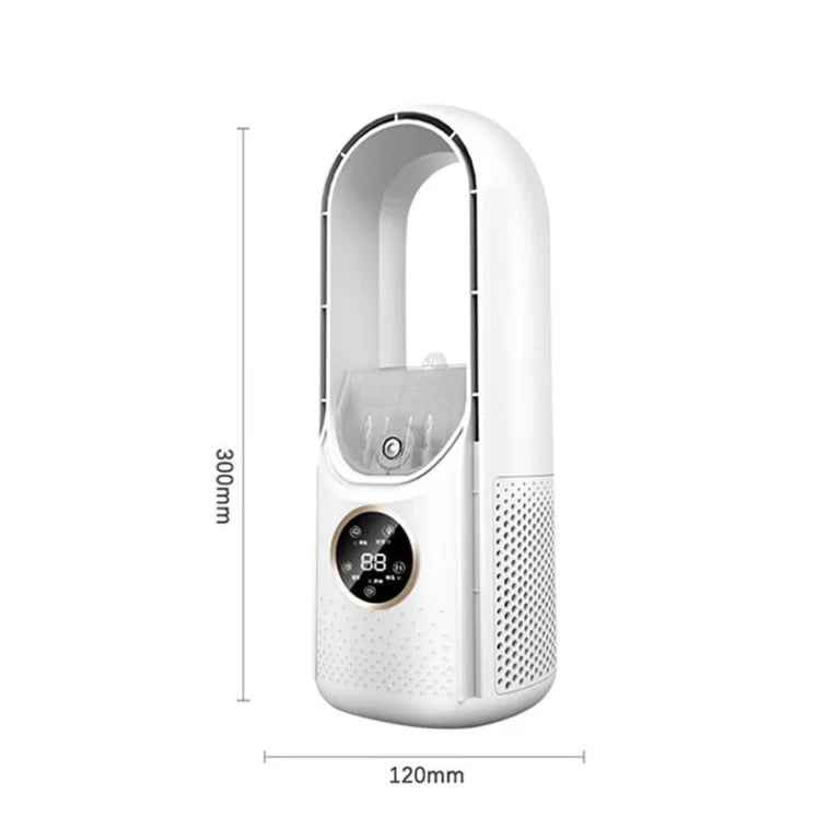 Bladeless Portable Fan for Home and Office - USB Powered, 30.5 cm, ABS, view 16