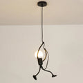 Retro Iron Man Ceiling Lamp - High-Quality Metal, Vintage Design