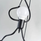 Retro Iron Man Ceiling Lamp - High-Quality Metal, Vintage Design, view 5