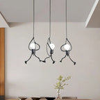 Retro Iron Man Ceiling Lamp - High-Quality Metal, Vintage Design, view 3