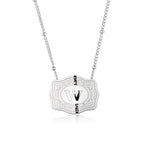 Dainty Belt Buckle Letter Initial Necklace for Women - Cowgirl Western Style, view 26