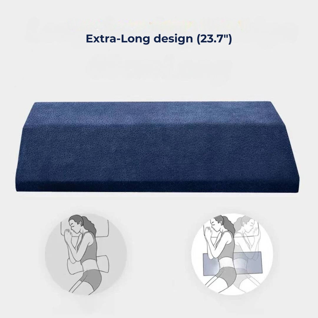 Lumbar Support Pillow for Sleeping - Comfortable Design, Back Pain Relief