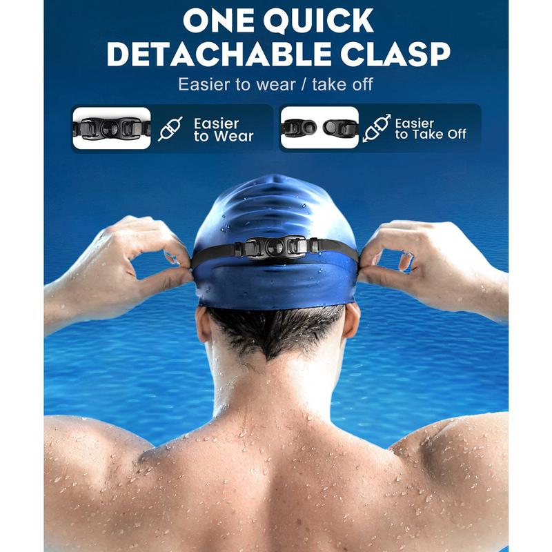 No Leaking Swim Glasses for Men Women Youth - 17x6.5x4cm, view 5