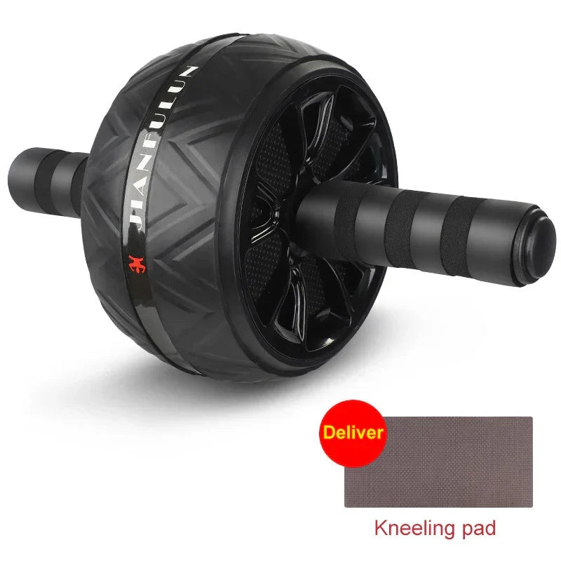 Abdominal Exercise Roller with Wide TPE Wheel and TPR Handles