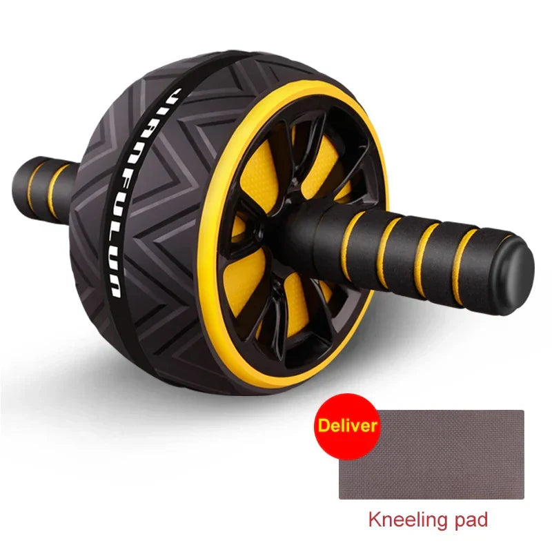 Abdominal Exercise Roller with Wide TPE Wheel and TPR Handles