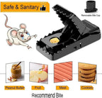 ABS Spring Mouse Traps, 6 Pack, 4.3 × 1.97 × 2.2 inches