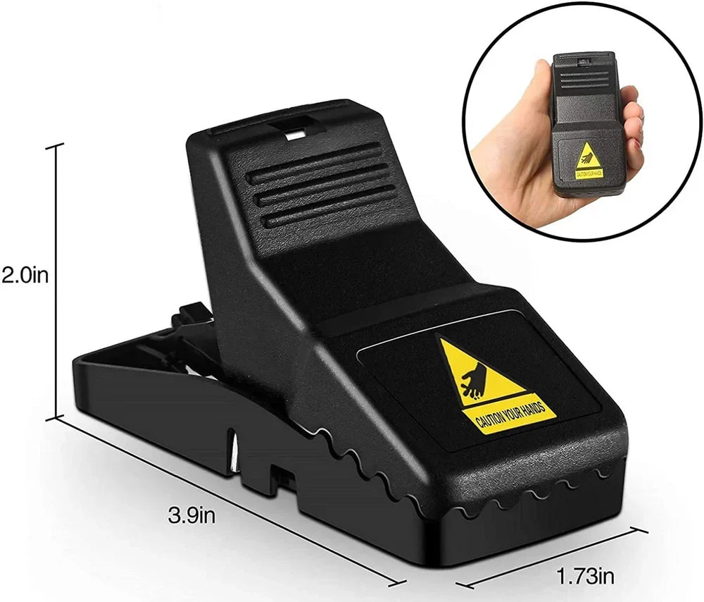 ABS Spring Mouse Traps, 6 Pack, 4.3 × 1.97 × 2.2 inches