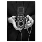 Modern Abstract Black and White Canvas Wall Art Decor | Welvere-Welvere