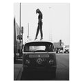 Modern Abstract Black and White Canvas Wall Art Decor | Welvere-Welvere