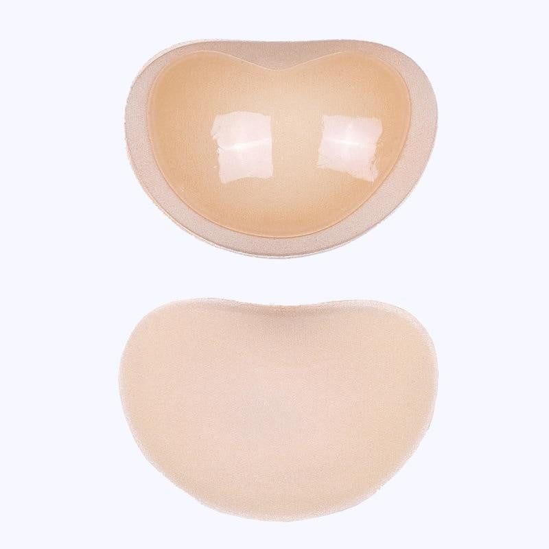 Adhesive Bra Inserts for Swimwear, Sponge Fabric Blend, 11cm x 8cm x 2.8cm