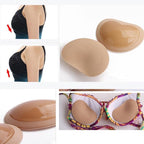 Adhesive Bra Inserts for Swimwear, Sponge Fabric Blend, 11cm x 8cm x 2.8cm