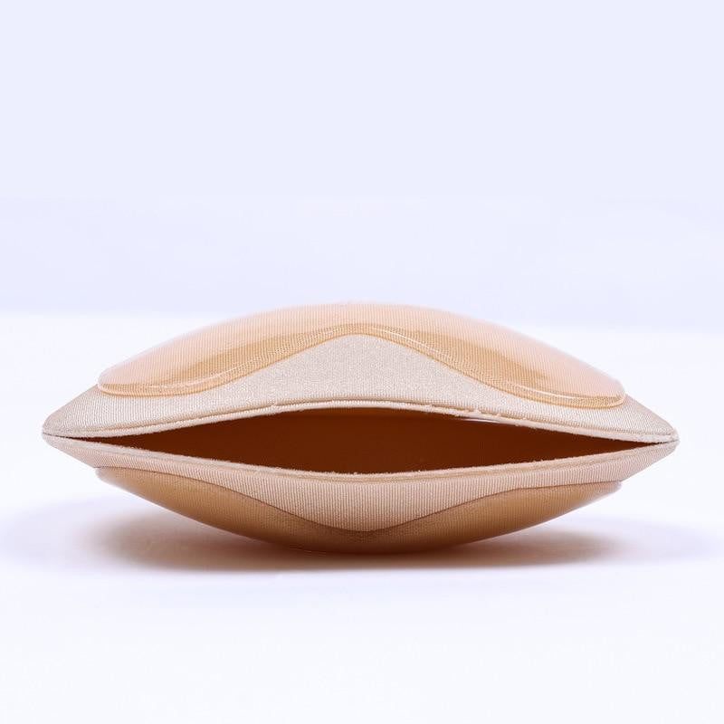 Adhesive Bra Inserts for Swimwear, Sponge Fabric Blend, 11cm x 8cm x 2.8cm