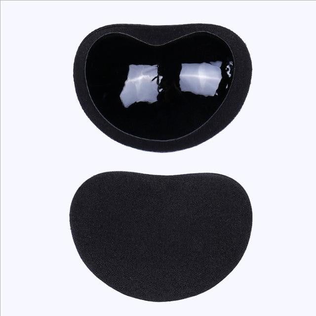 Adhesive Bra Inserts for Swimwear, Sponge Fabric Blend, 11cm x 8cm x 2.8cm