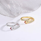 Adjustable Copper Alloy Hug Ring for Finger or Pendant Wear