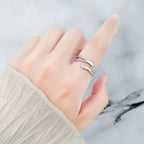 Adjustable Copper Alloy Hug Ring for Finger or Pendant Wear