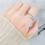 Adjustable Copper Alloy Hug Ring for Finger or Pendant Wear