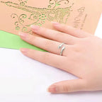 Adjustable Copper Alloy Hug Ring for Finger or Pendant Wear