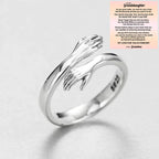 Adjustable Copper Alloy Hug Ring for Finger or Pendant Wear