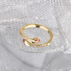 Adjustable Copper Alloy Hug Ring for Finger or Pendant Wear