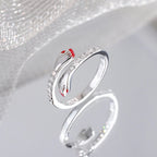 Adjustable Copper Alloy Hug Ring for Finger or Pendant Wear
