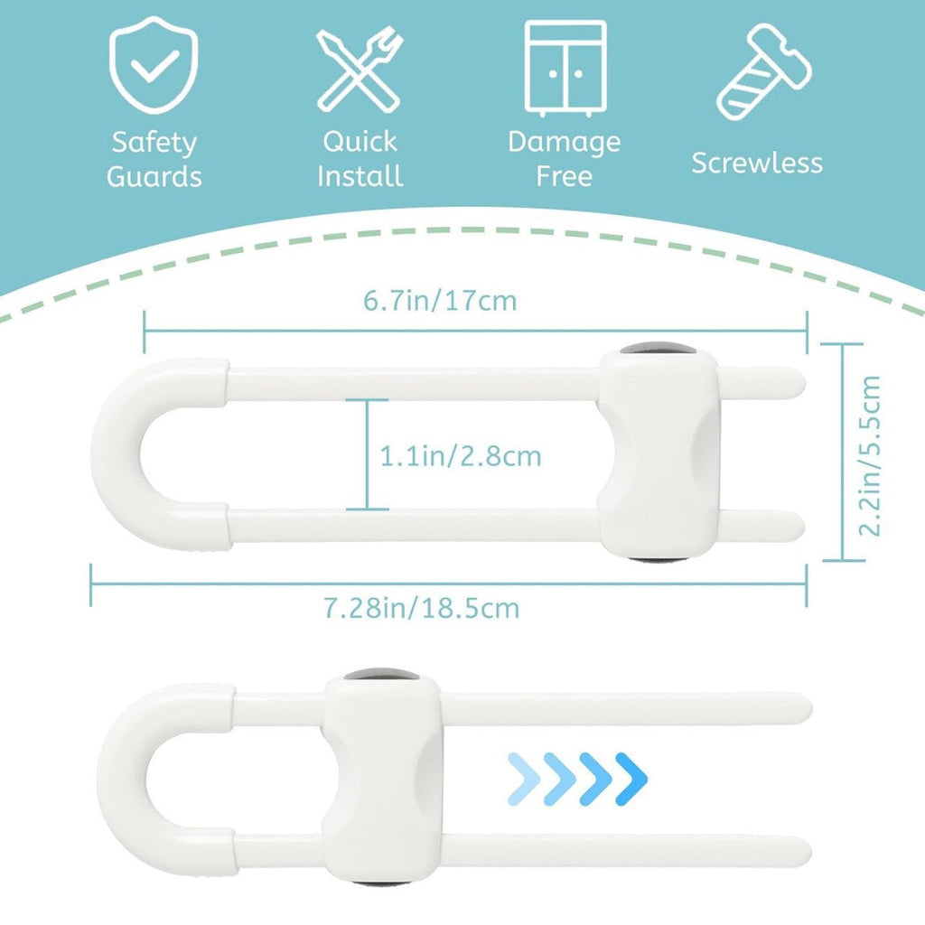 Adjustable Door Locking Security Strap for Home and Commercial Doors