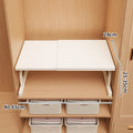 Adjustable Foldable Wardrobe Shelf Organiser, Carbon Steel