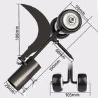 Adjustable-Length Garden Weeder for Upright Lawn Weeding