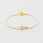 Adjustable Letter Initial Bracelets - Rope, Stainless Steel, Copper, up to 22cm, view 12