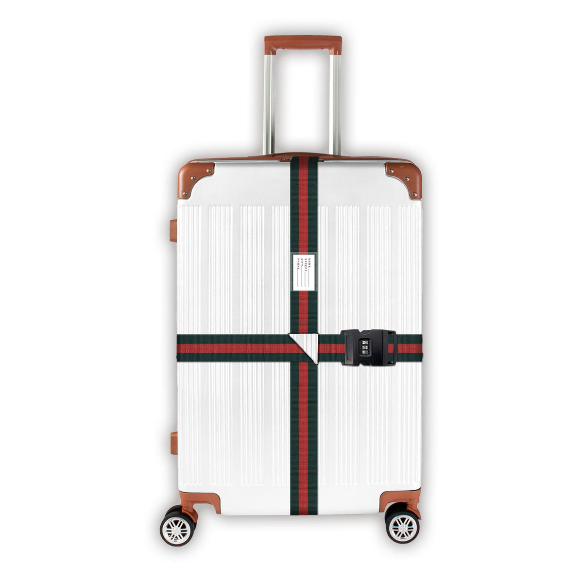 Adjustable Luggage Strap with Quick-Release Buckle