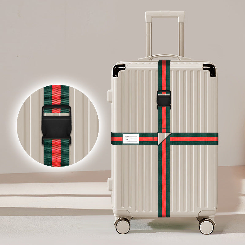 Adjustable Luggage Strap with Quick-Release Buckle