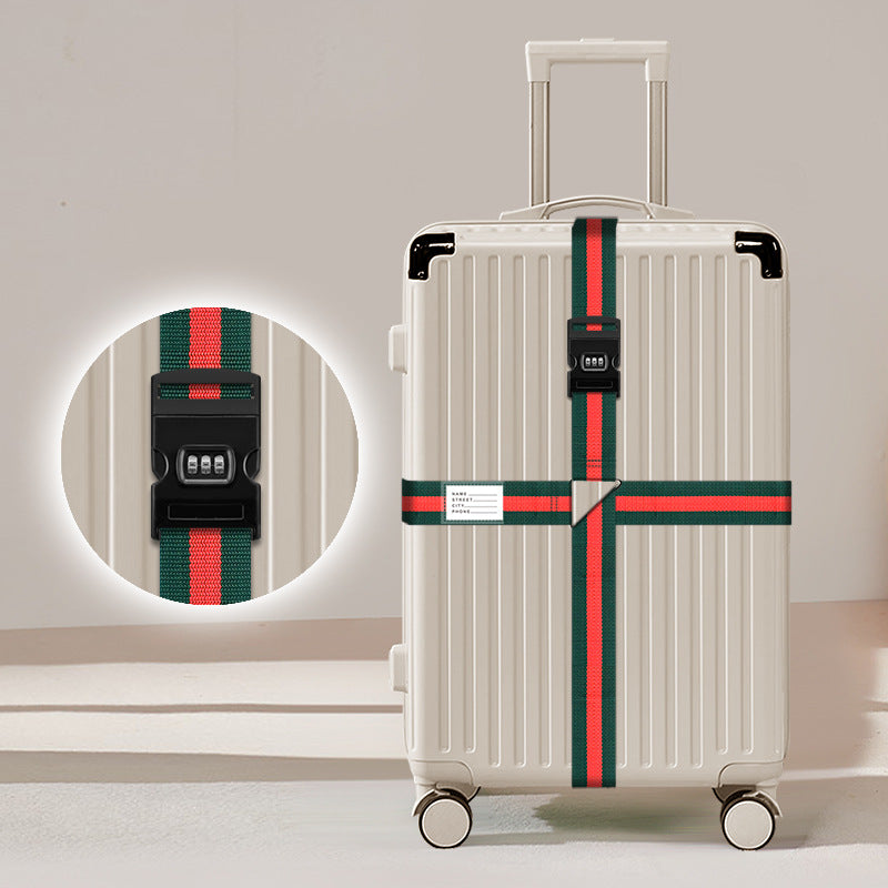 Adjustable Luggage Strap with Quick-Release Buckle