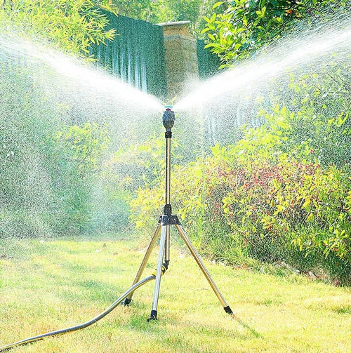 Adjustable Rotating Irrigation Sprayer for Garden - 360° Coverage, 8-12m Range