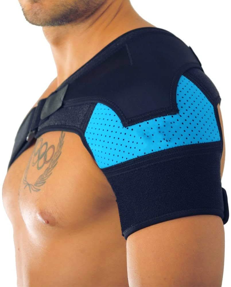Adjustable Shoulder Brace with Compression Pad for Activity Support