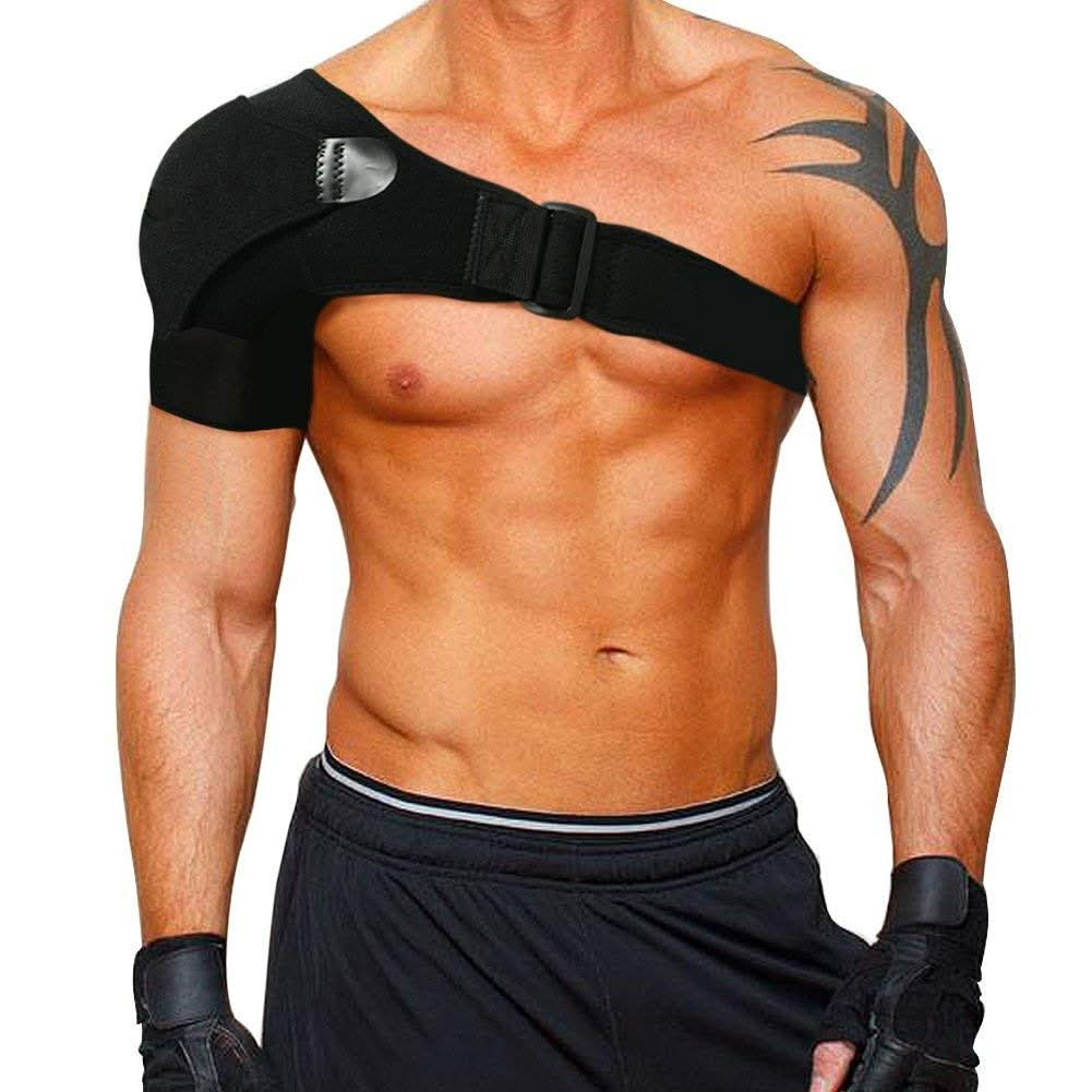 Adjustable Shoulder Brace with Compression Pad for Activity Support