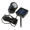 Adjustable Solar LED Landscape Spotlight with External Panel and Low-Voltage Cable