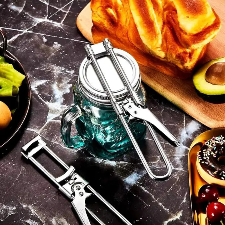 Adjustable Stainless Steel Lid Opener, 20 × 3 cm